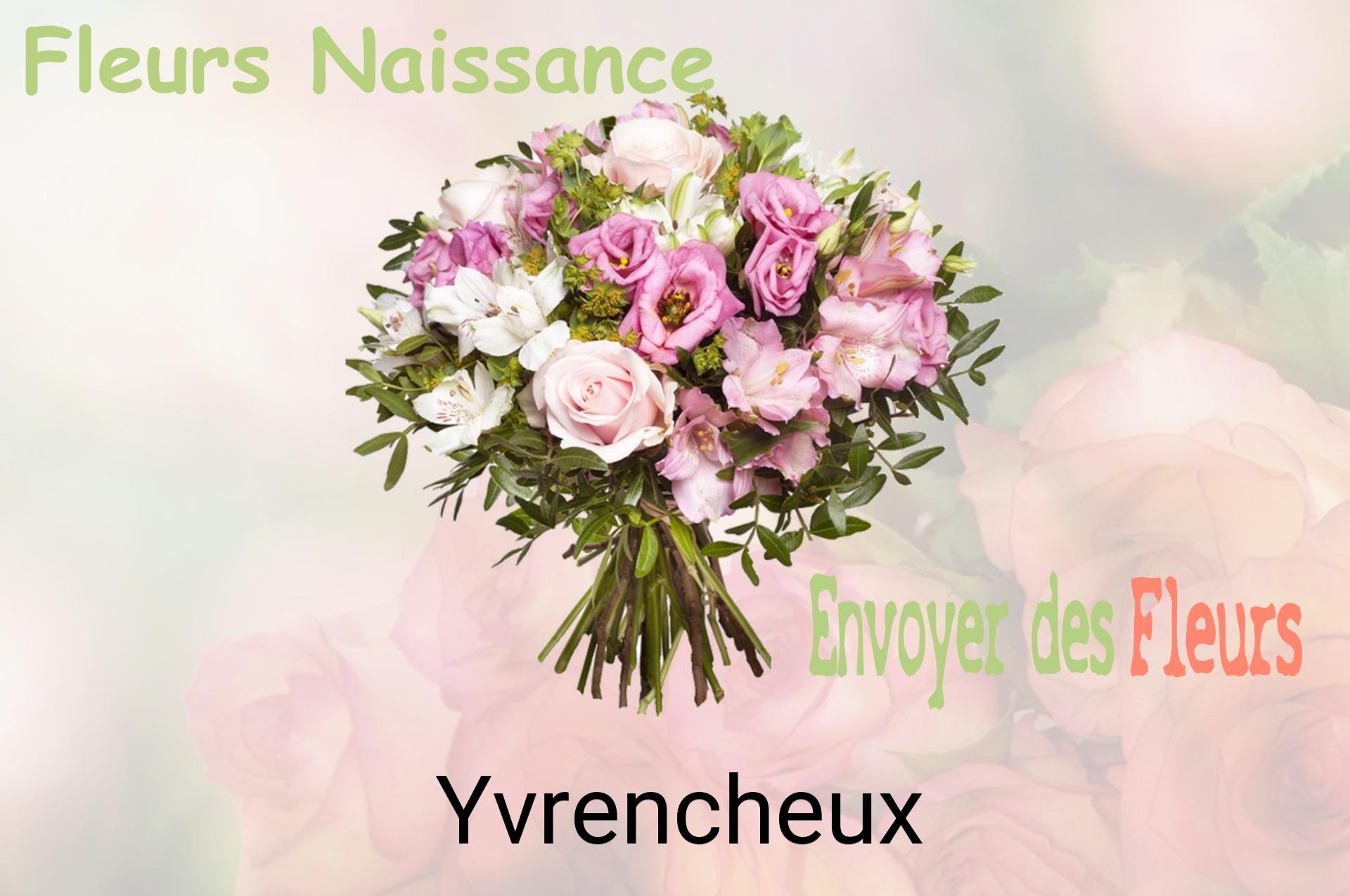 Bouquet de fleurs de naissance livré à Yvrencheux